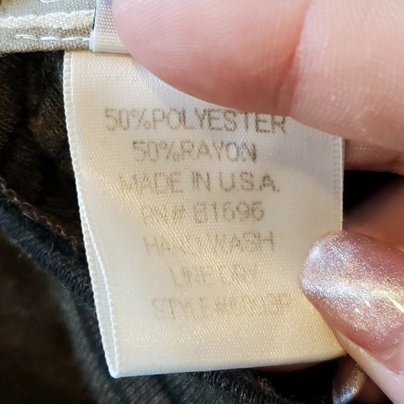 Vintage 90s Modest Longsleeve Maxi Dress Grunge Brown Mockneck Size Small Medium - Picture 10 of 10